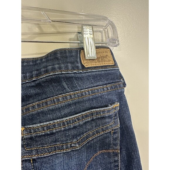 Levis 545 Jeans Size 10 Ladies Low Boot Cut Stretch‎ Blue Denim Bootcut - Picture 15 of 16